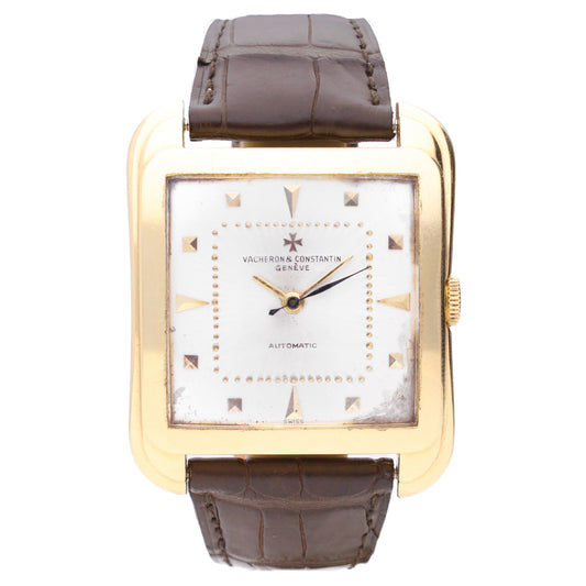18ct yellow gold Vacheron & Constantin ref. 4737 ''Cioccolatone'' automatic wristwatch. Made 1955