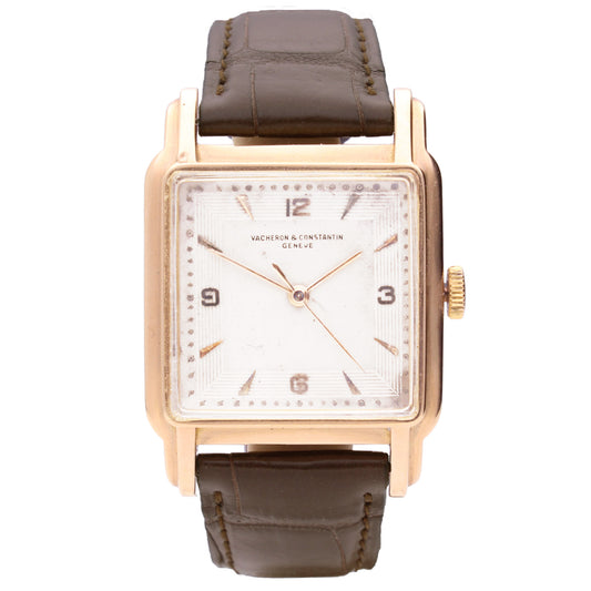 18ct rose gold Vacheron & Constantin ref. 4657 'bumper' automatic wristwatch. Made 1950