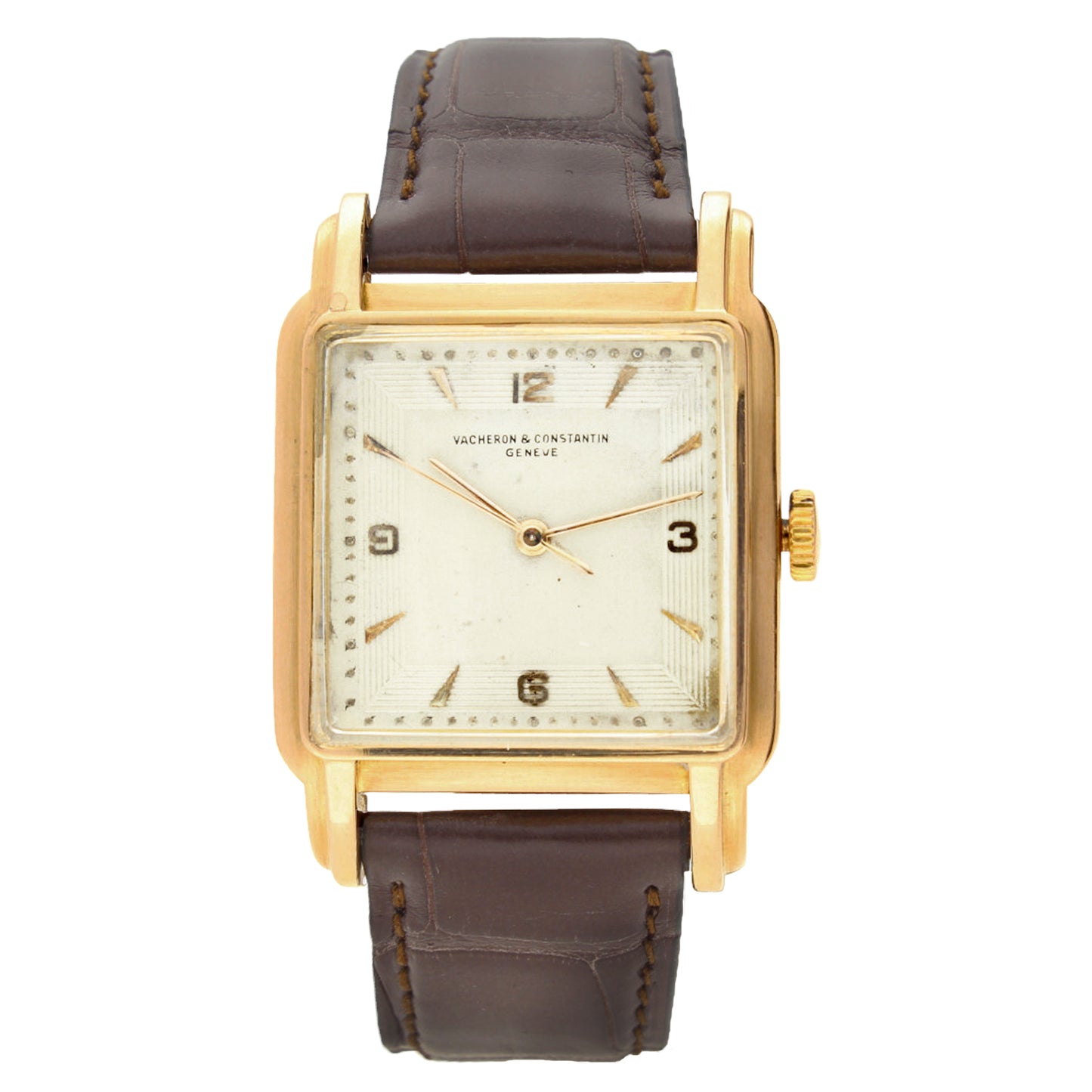 18ct rose gold Vacheron & Constantin ref. 4657 'bumper' automatic wristwatch. Made 1950