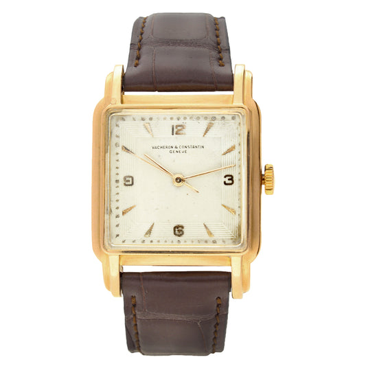 18ct rose gold Vacheron & Constantin, reference 4657 'bumper' automatic wristwatch. Made 1950