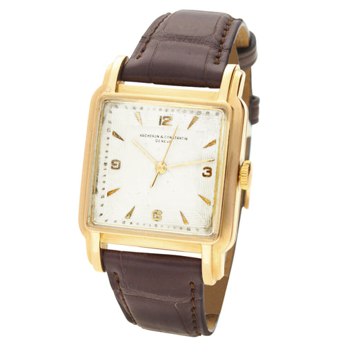 18ct rose gold Vacheron & Constantin ref. 4657 'bumper' automatic wristwatch. Made 1950