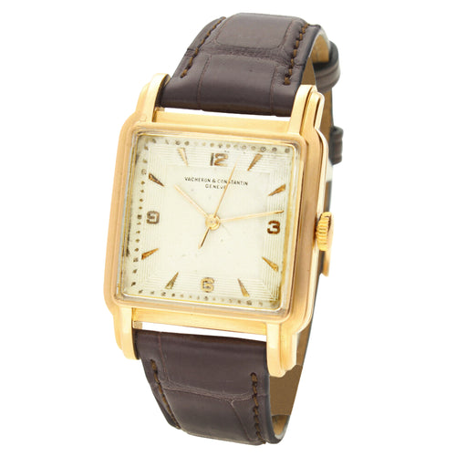 18ct rose gold Vacheron & Constantin ref. 4657 'bumper' automatic wristwatch. Made 1950