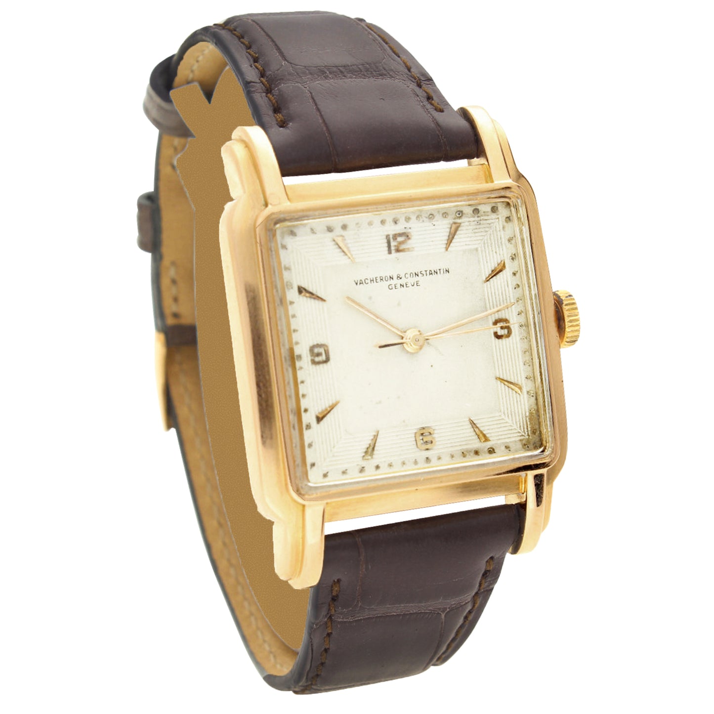 18ct rose gold Vacheron & Constantin ref. 4657 'bumper' automatic wristwatch. Made 1950