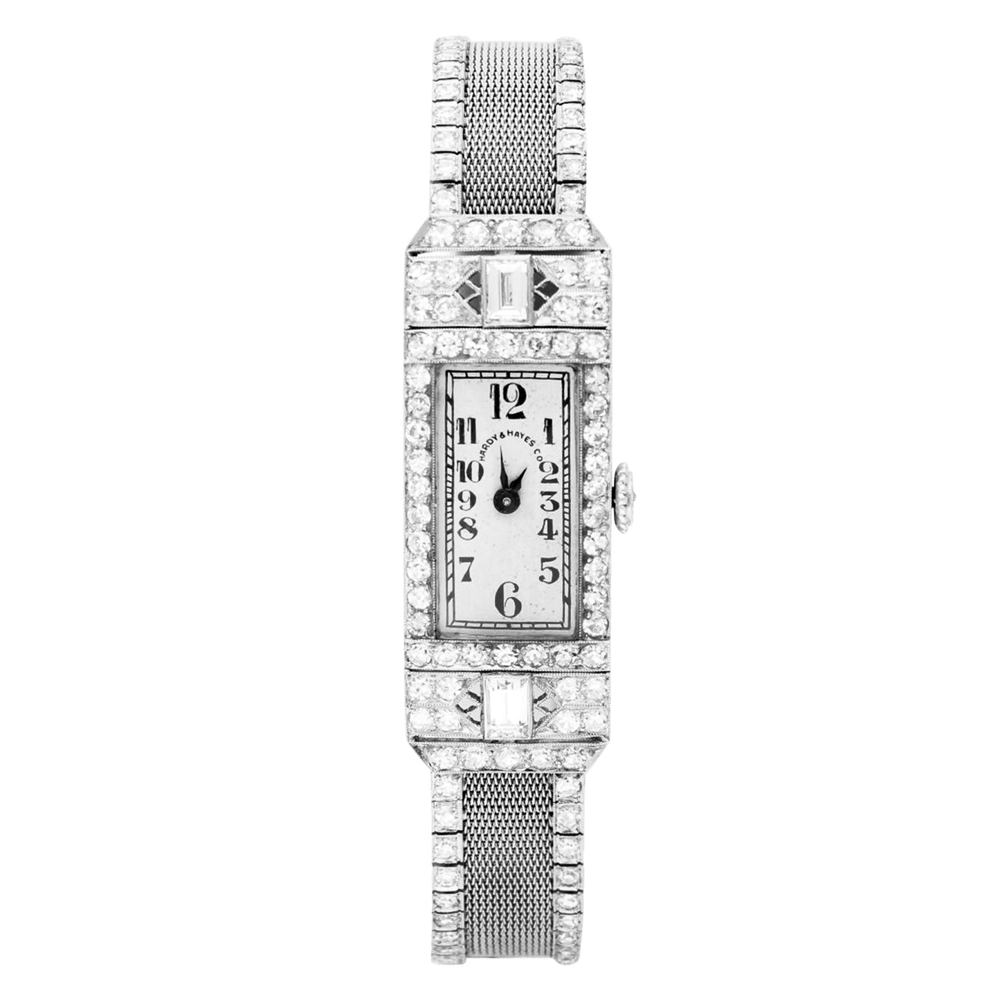 Platinum and diamond set Vacheron & Constantin bracelet watch. Made 1930's