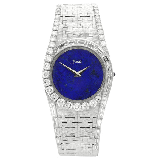 18ct white gold  Piaget ref. 9188 'Gala' bracelet watch. Made 1972