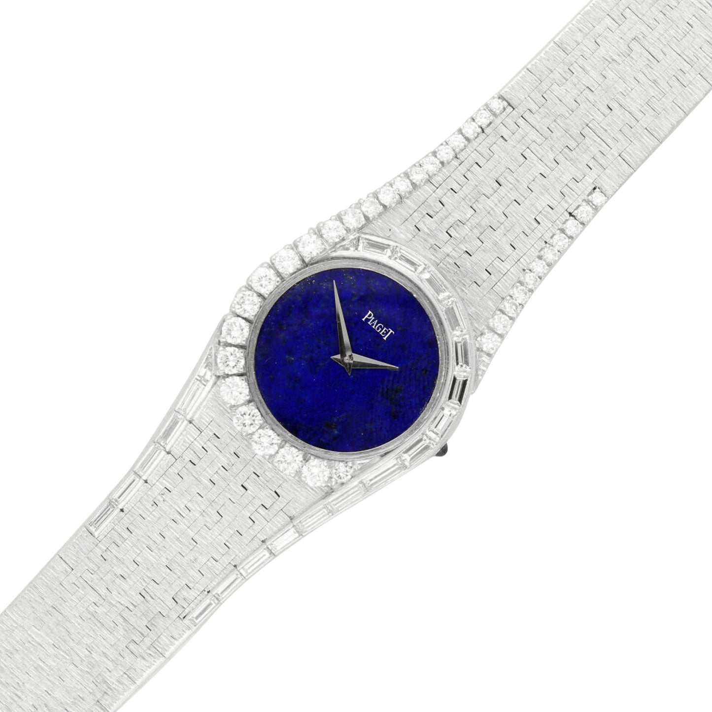18ct white gold  Piaget ref. 9188 'Gala' bracelet watch. Made 1972