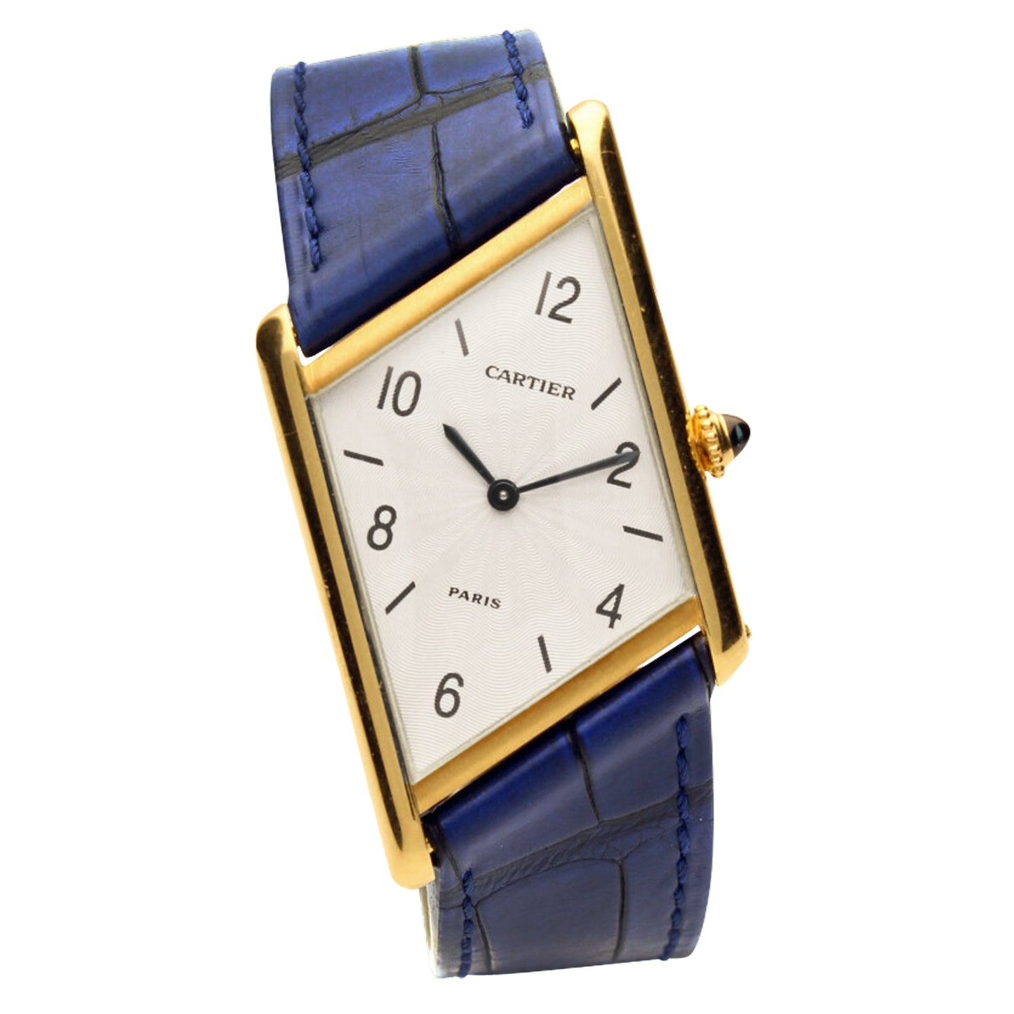 18ct yellow gold Cartier Asymétrique wristwatch. Made 1996