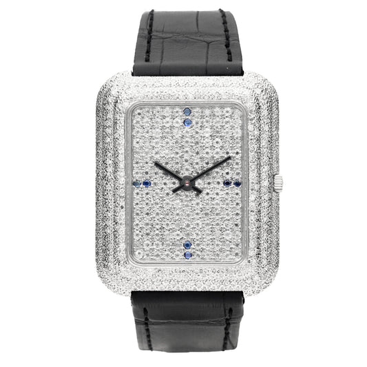 18ct white gold and diamond set Piaget ref. 14105 BETA 21 wristwatch. Made 1971
