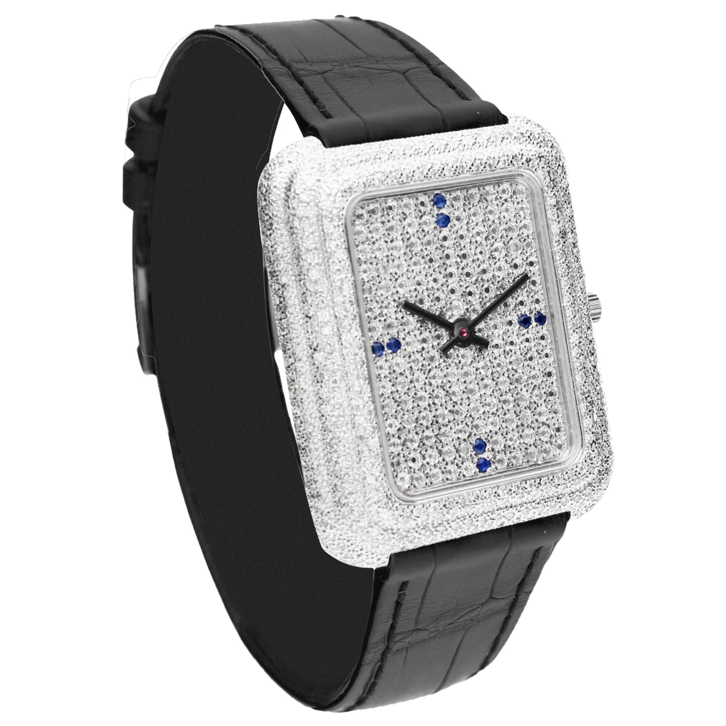 18ct white gold and diamond set Piaget ref. 14105 BETA 21 wristwatch. Made 1971