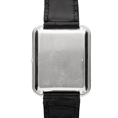 18ct white gold and diamond set Piaget ref. 14105 BETA 21 wristwatch. Made 1971