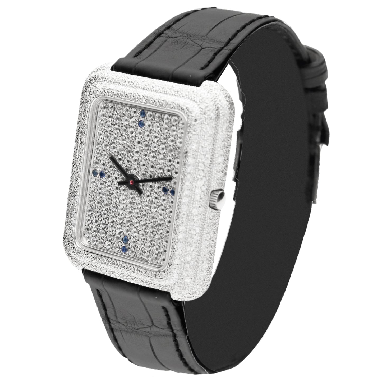 18ct white gold and diamond set Piaget ref. 14105 BETA 21 wristwatch. Made 1971