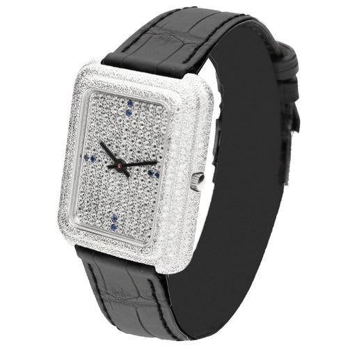 18ct white gold and diamond set Piaget ref. 14105 BETA 21 wristwatch. Made 1971