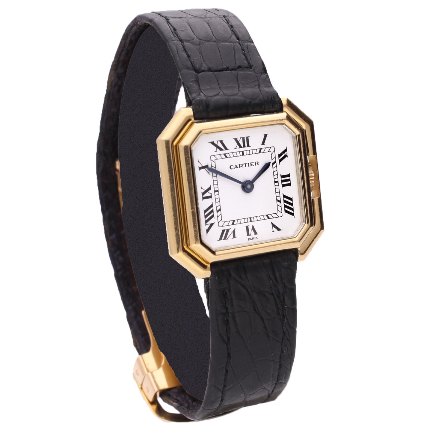 18ct yellow gold Cartier Ceinture wristwatch. Made 1970's