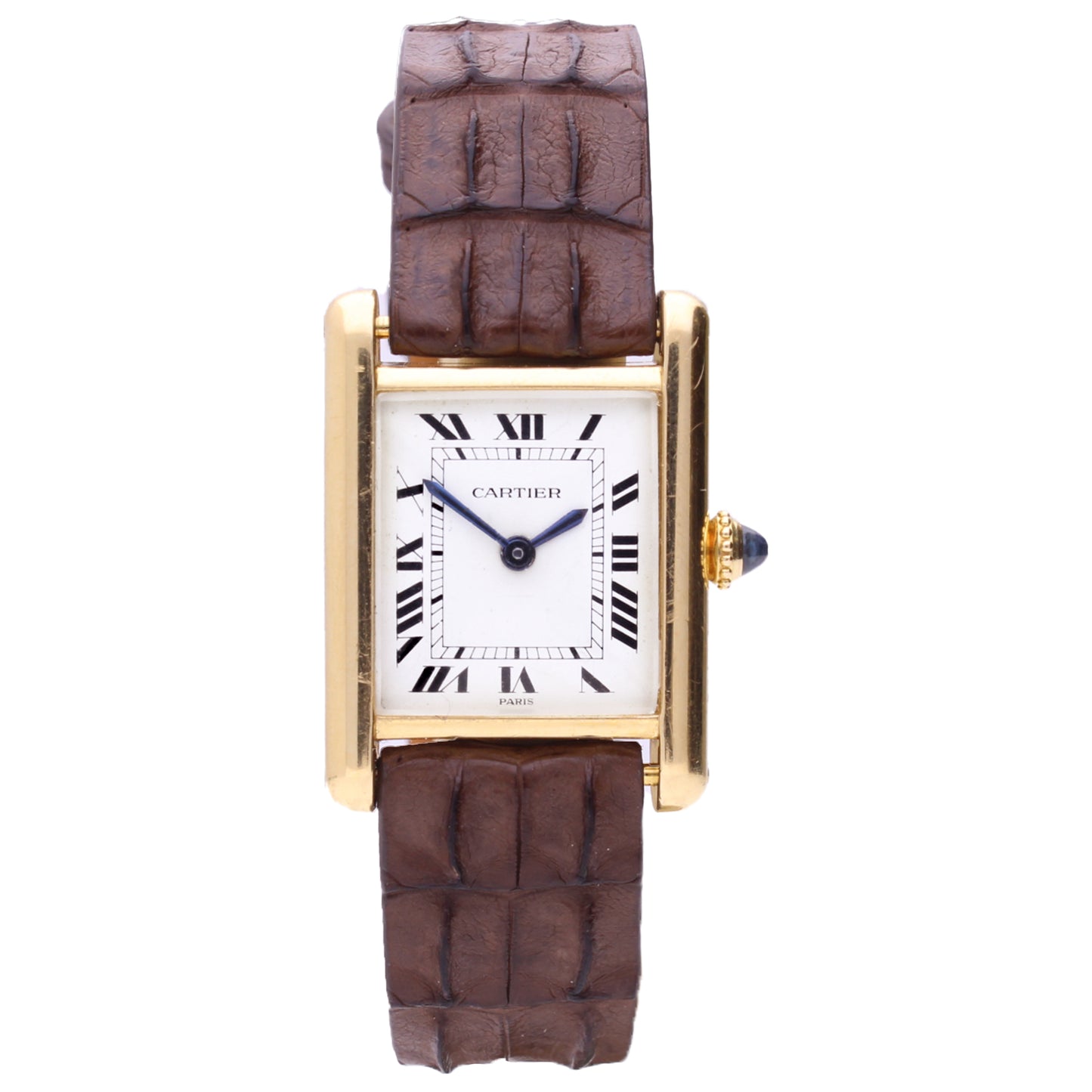 18ct yellow gold Cartier Tank LC wristwatch. Made 1970