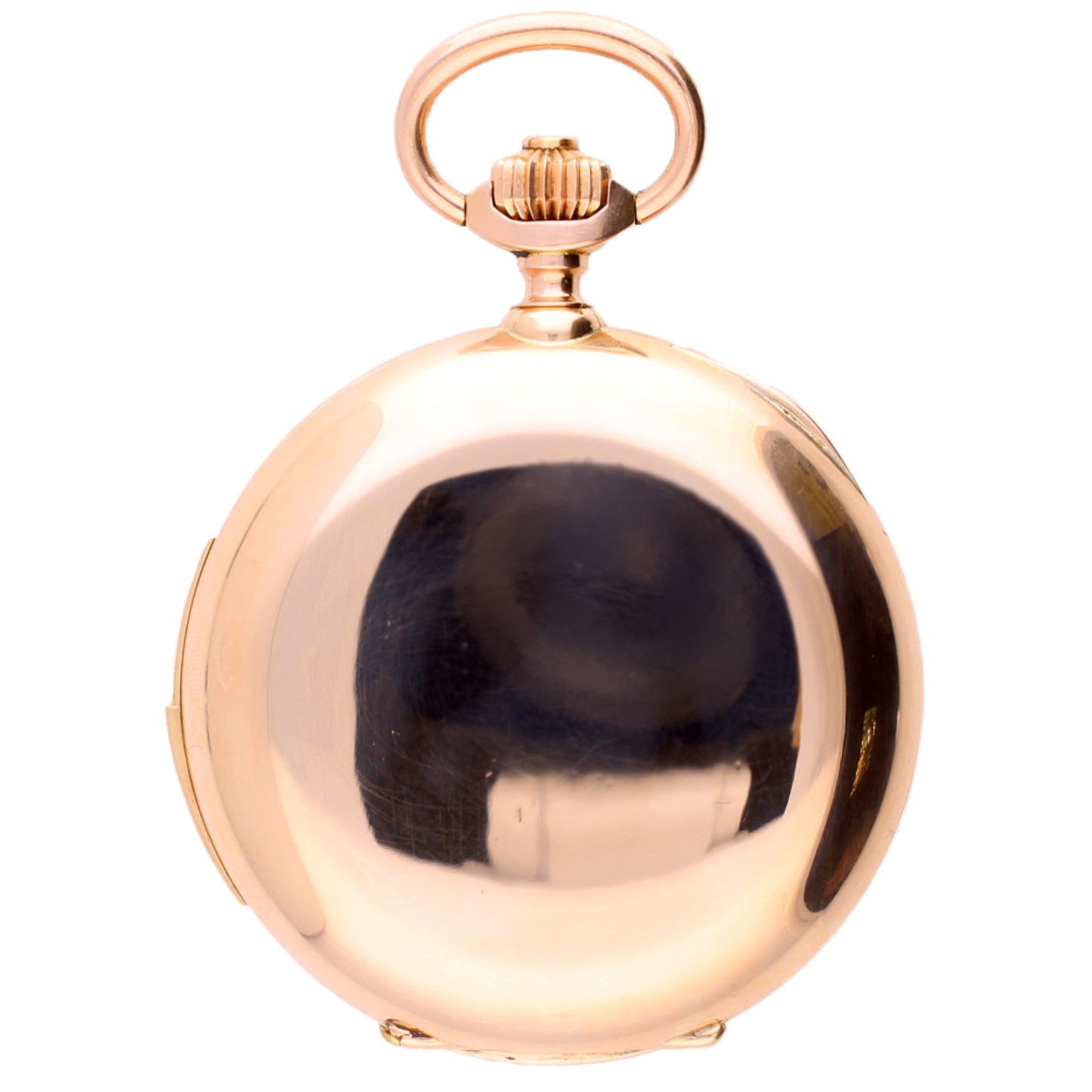 18ct rose gold Swiss minute repeating hunter cased pocketwatch. Made 1890