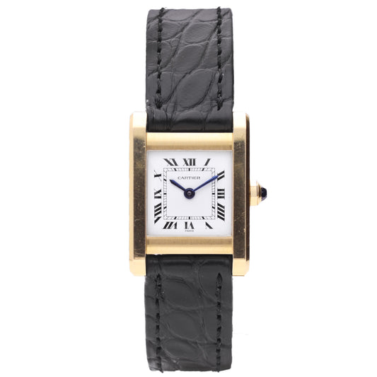 18ct yellow gold Cartier ref. 78903 Tank LC wristwatch. Made 1970