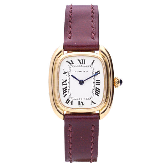 18ct yellow gold Cartier ref. 78079 Gondole wristwatch. Made 1970