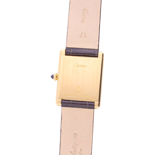 18ct yellow gold Cartier Tank LC wristwatch. Made 1970