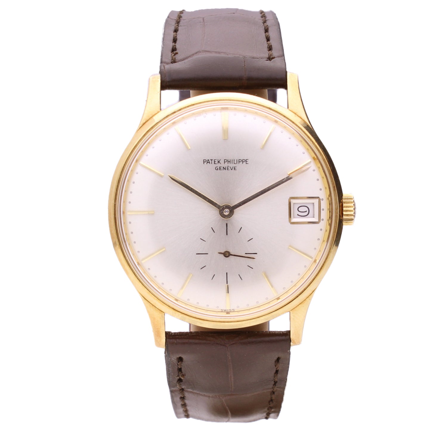 18ct yellow gold Patek Philippe ref. 3514 Calatrava automatic wristwatch. Made 1966
