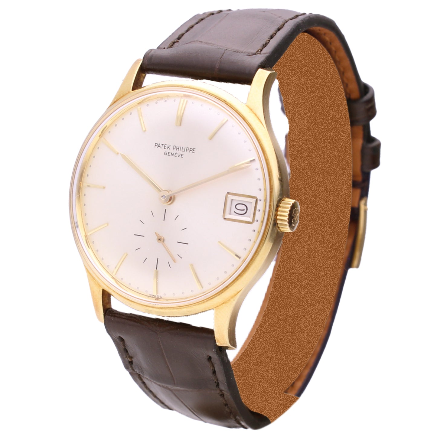 18ct yellow gold Patek Philippe ref. 3514 Calatrava automatic wristwatch. Made 1966