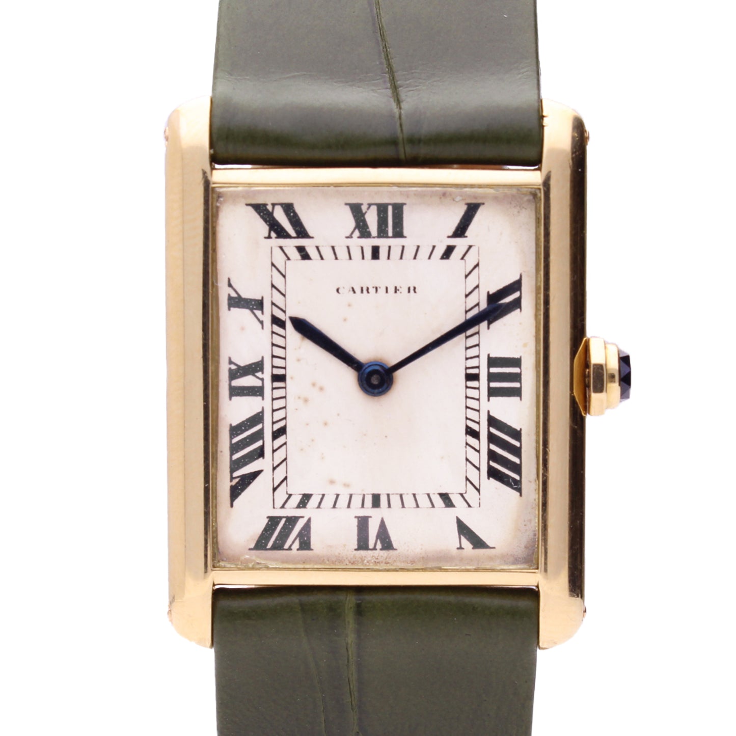 18ct yellow gold Cartier Tank LC wristwatch. Made 1960