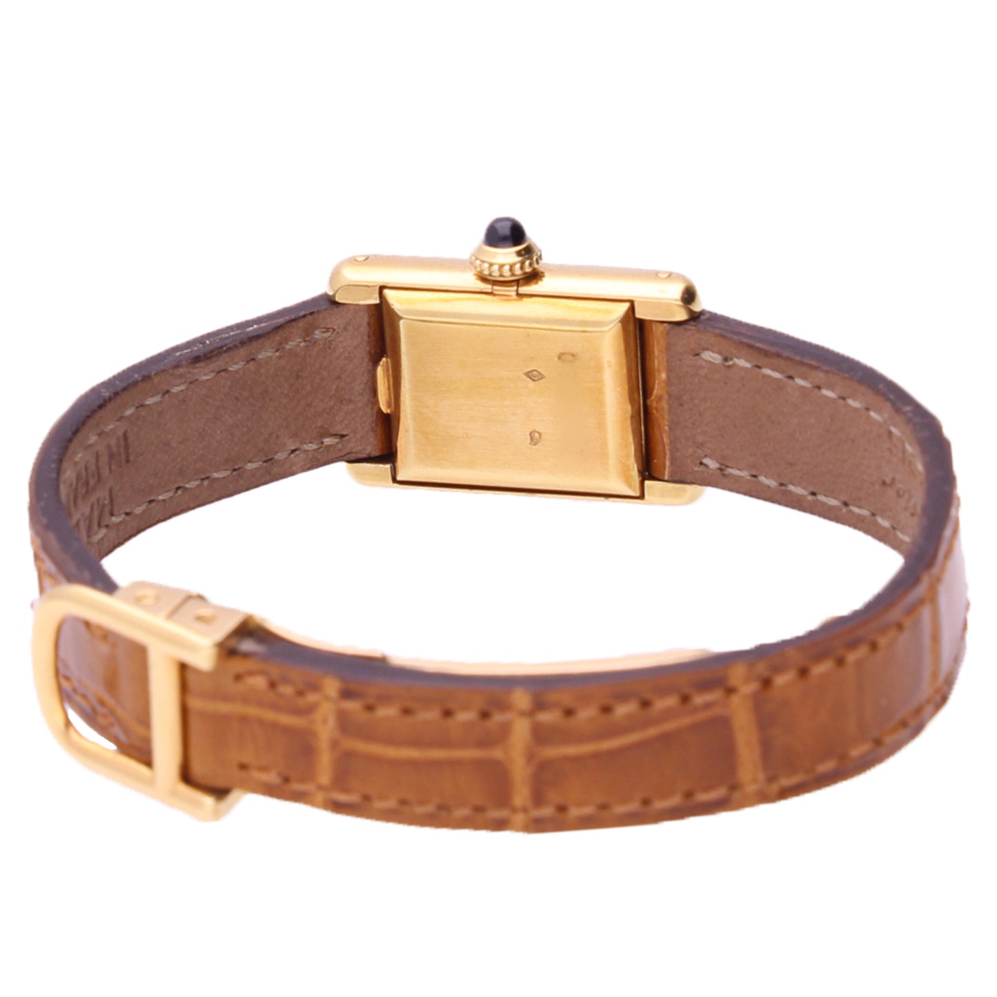 18ct yellow gold Cartier 'Mini' Tank LC wristwatch. Made 1970