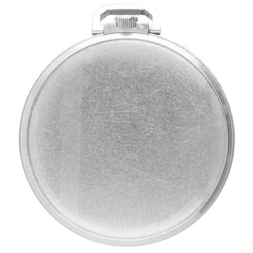 Platinum Patek Philippe pocketwatch with diamond set hour markers. Made 1962