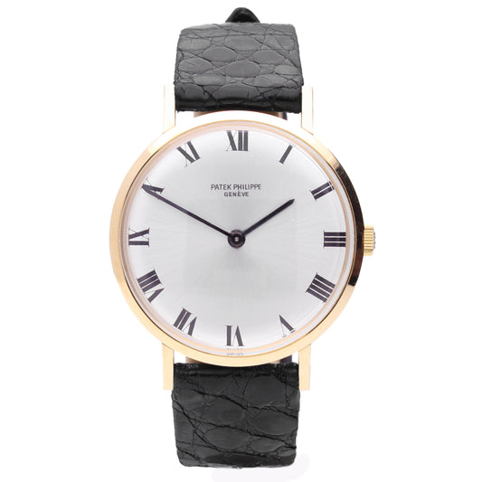 18ct yellow gold Patek Philippe ref. 3537 Calatrava wristwatch. Made 1973