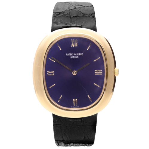 18ct yellow gold Patek Philippe Ellipse automatic wristwatch. Made 1976