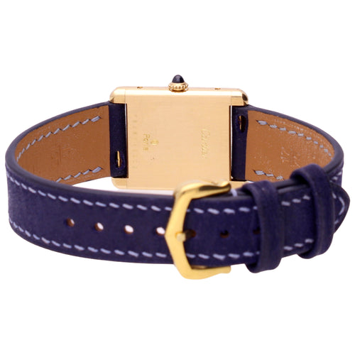 18ct yellow gold Cartier Tank LC wristwatch. Made 1970