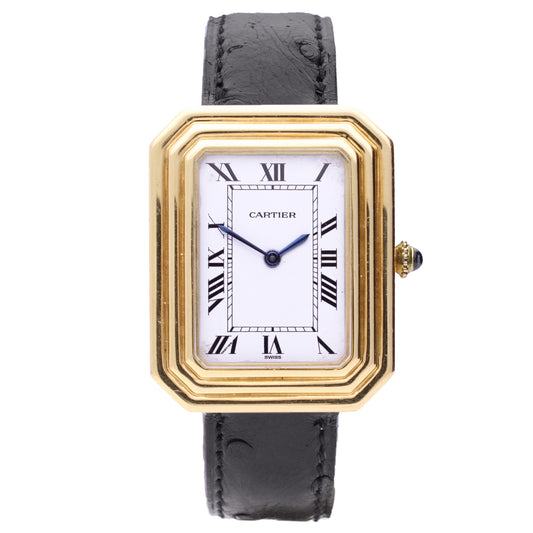 18ct yellow gold Cartier Cristallor wristwatch. Made 1970's