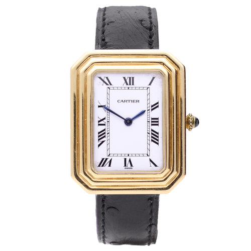 18ct yellow gold Cartier Cristallor wristwatch. Made 1970's