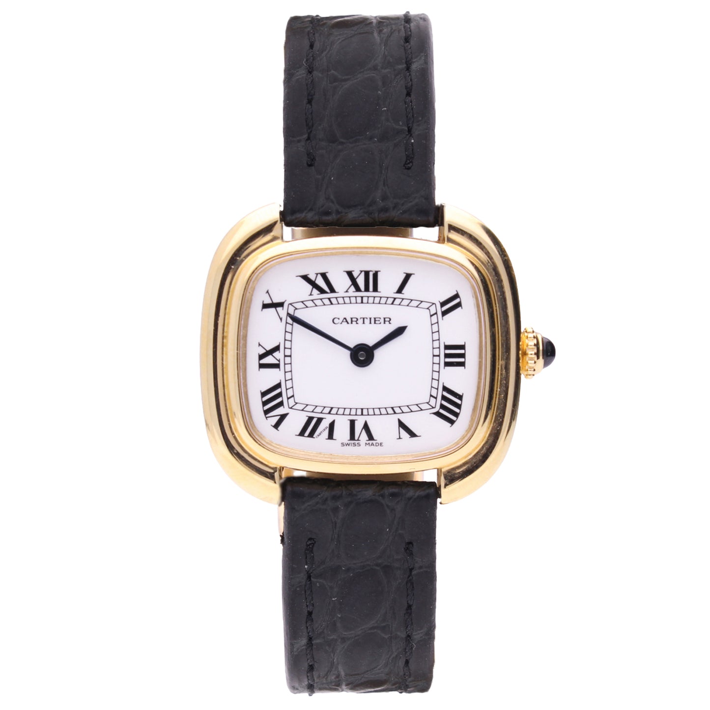 18ct yellow gold Cartier ref. 78085 Gondole wristwatch. Made 1970