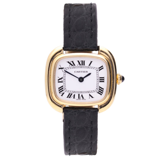 18ct yellow gold Cartier ref. 78085 Gondole wristwatch. Made 1970