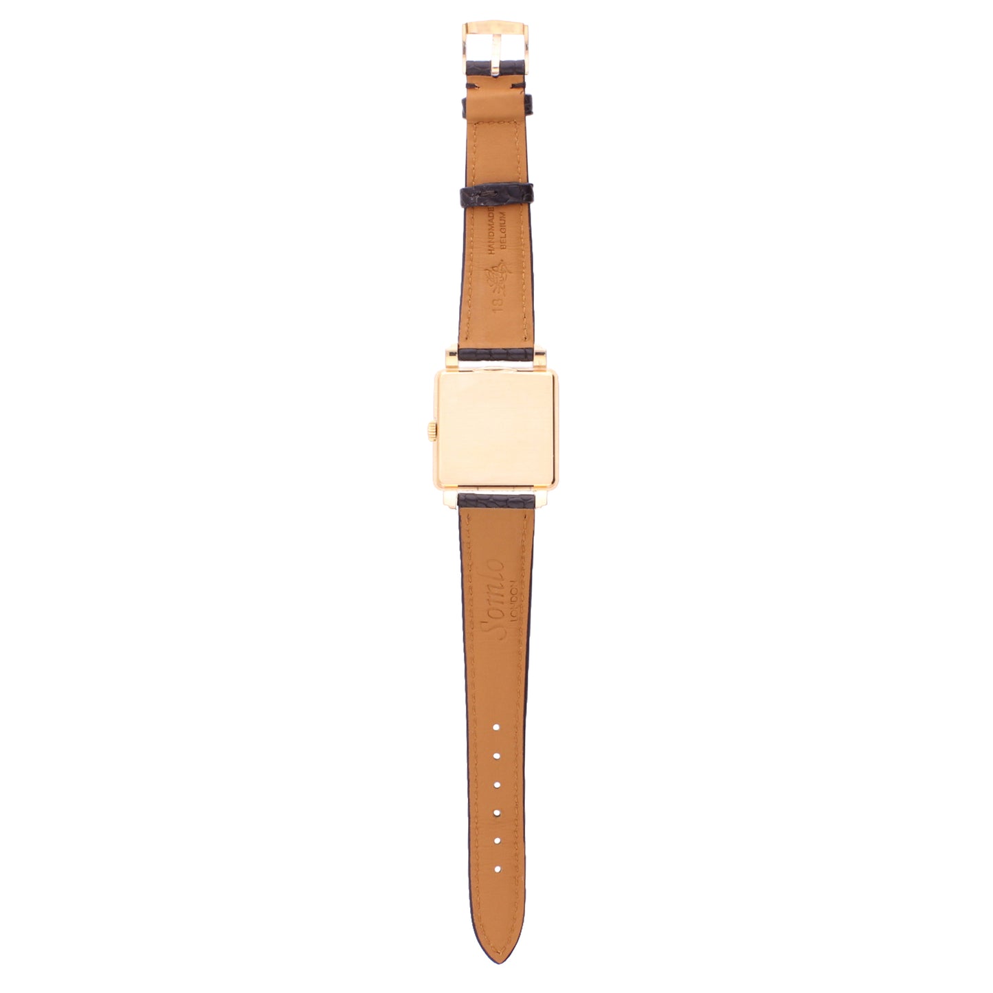 18ct yellow gold Patek Philippe Carré wristwatch. Made 1951