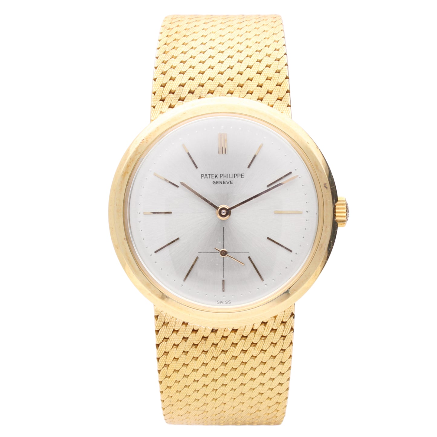 18ct yellow gold Patek Philippe ref. 3440 Calatrava automatic wristwatch. Made 1966
