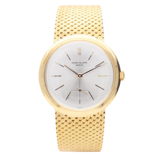 18ct yellow gold Patek Philippe ref. 3440 Calatrava automatic wristwatch. Made 1966