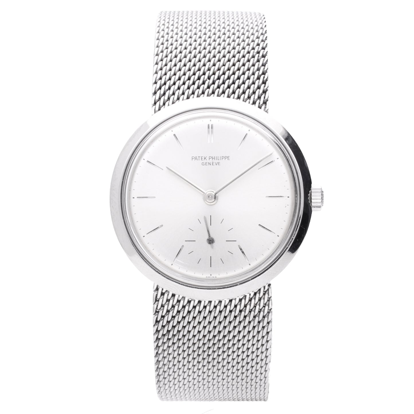 Stainless steel Patek Philippe Calatrava wristwatch