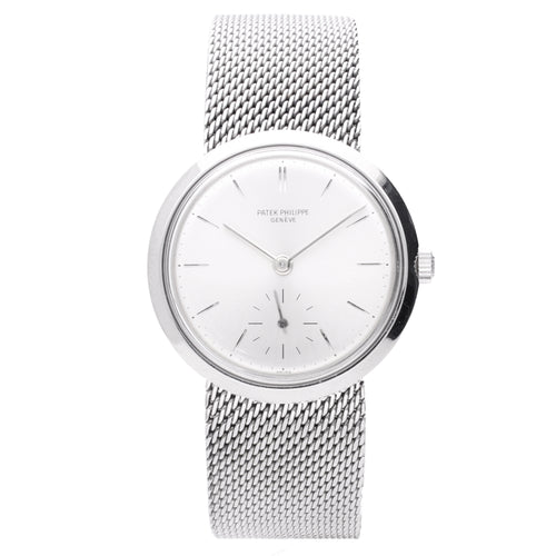 Stainless steel Patek Philippe Calatrava wristwatch