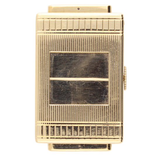 18ct yellow gold Cartier shutter pocketwatch.