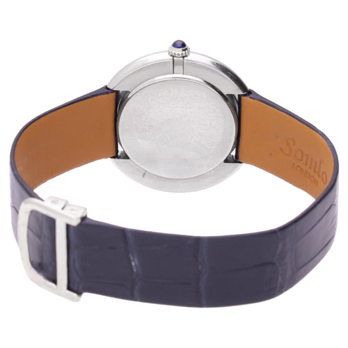 18ct white gold Cartier Vendôme wristwatch. Made 1970