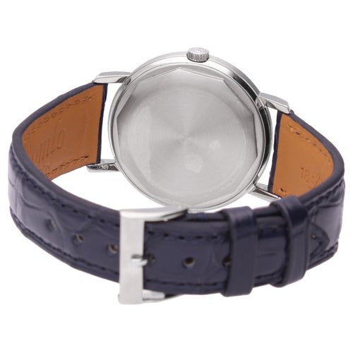 18ct white gold Patek Philippe ref. 3445 Calatrava automatic wristwatch with blue soleil dial. Made 1970