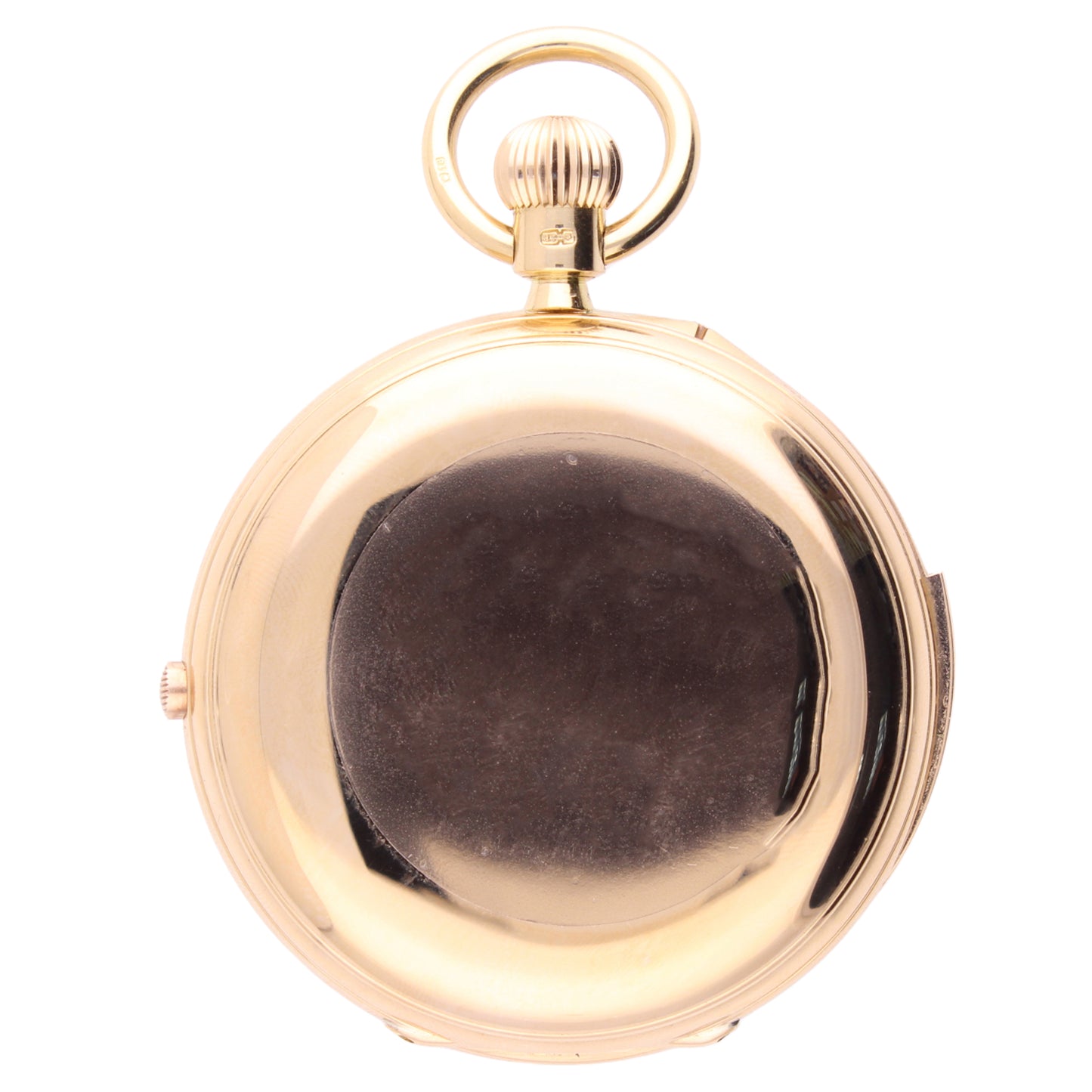 18ct yellow gold Dent Hunter case minute repeating pocket watch. Made 1910