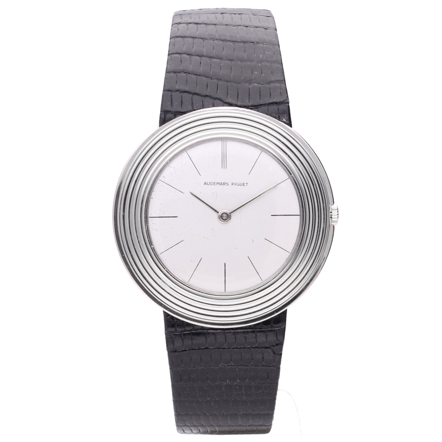 18ct white gold Audemars Piguet Disco Volante wristwatch.