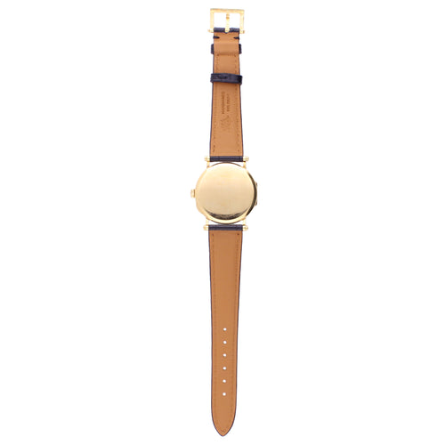 18ct yellow gold Patek Philippe 'Officers' wristwatch - Commemorating 150th Anniversary of Patek Philippe, Limited Edition of 2000 pieces. Made 1989