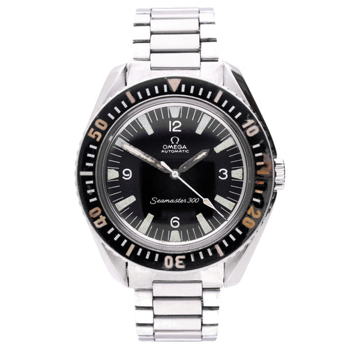 Stainless steel OMEGA Seamaster 300 automatic wristwatch. Made 1966