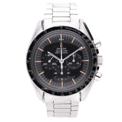 Stainless steel OMEGA Speedmaster ref 145.012 Professional chronograph wristwatch issued to NAAFI. Made 1968