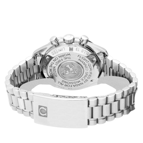 Stainless steel OMEGA ref. ST 345.0022 Speedmaster Professional 25th Anniversary 'Apollo XIII' chronograph wristwatch. Made 1995
