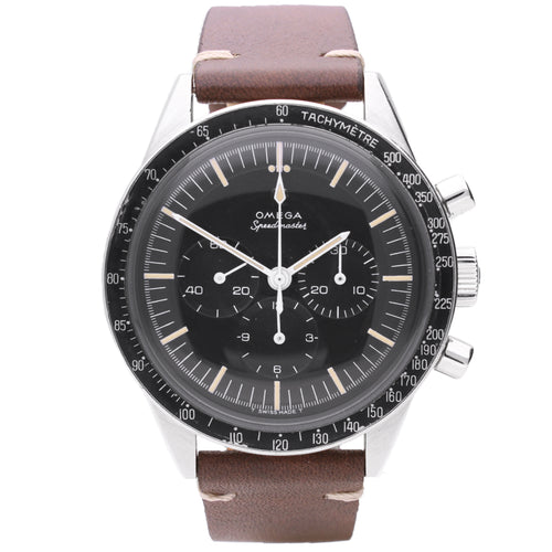 Stainless steel OMEGA Speedmaster ref. 105.003 chronograph wristwatch. Made 1969