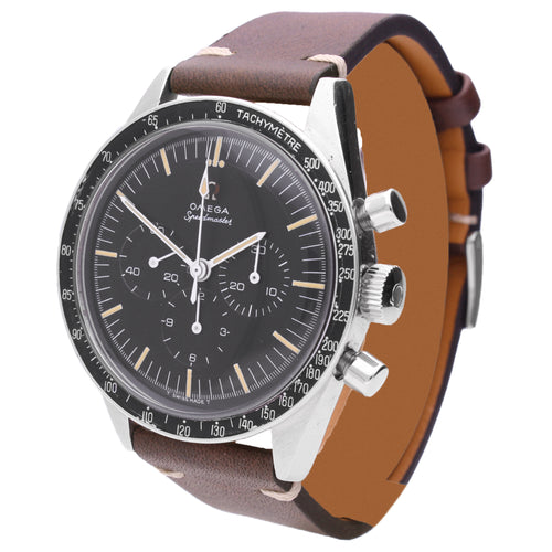 Stainless steel OMEGA Speedmaster ref. 105.003 chronograph wristwatch. Made 1969